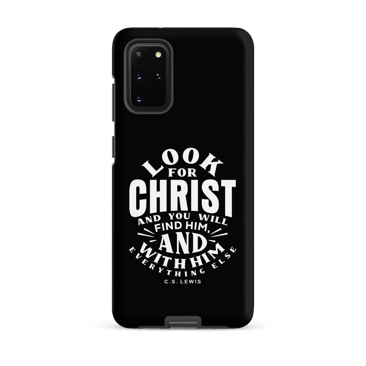 Christian Phone C.S. Lewis Case Look For Christ Black for Samsung® Samsung® Phone Cases Matte Samsung Galaxy S20 Plus
