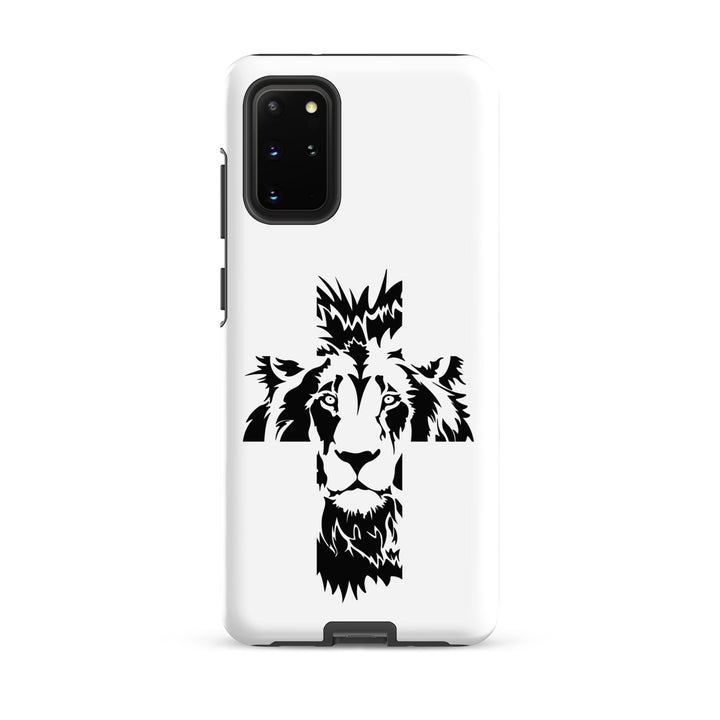 Christian Phone Case Aslan Cross White for Samsung® Samsung® Phone Cases Matte Samsung Galaxy S20 Plus 
