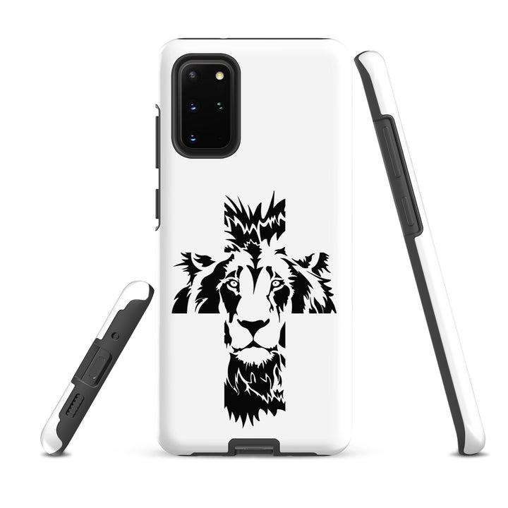 Christian Phone Case Aslan Cross White for Samsung® Samsung® Phone Cases   