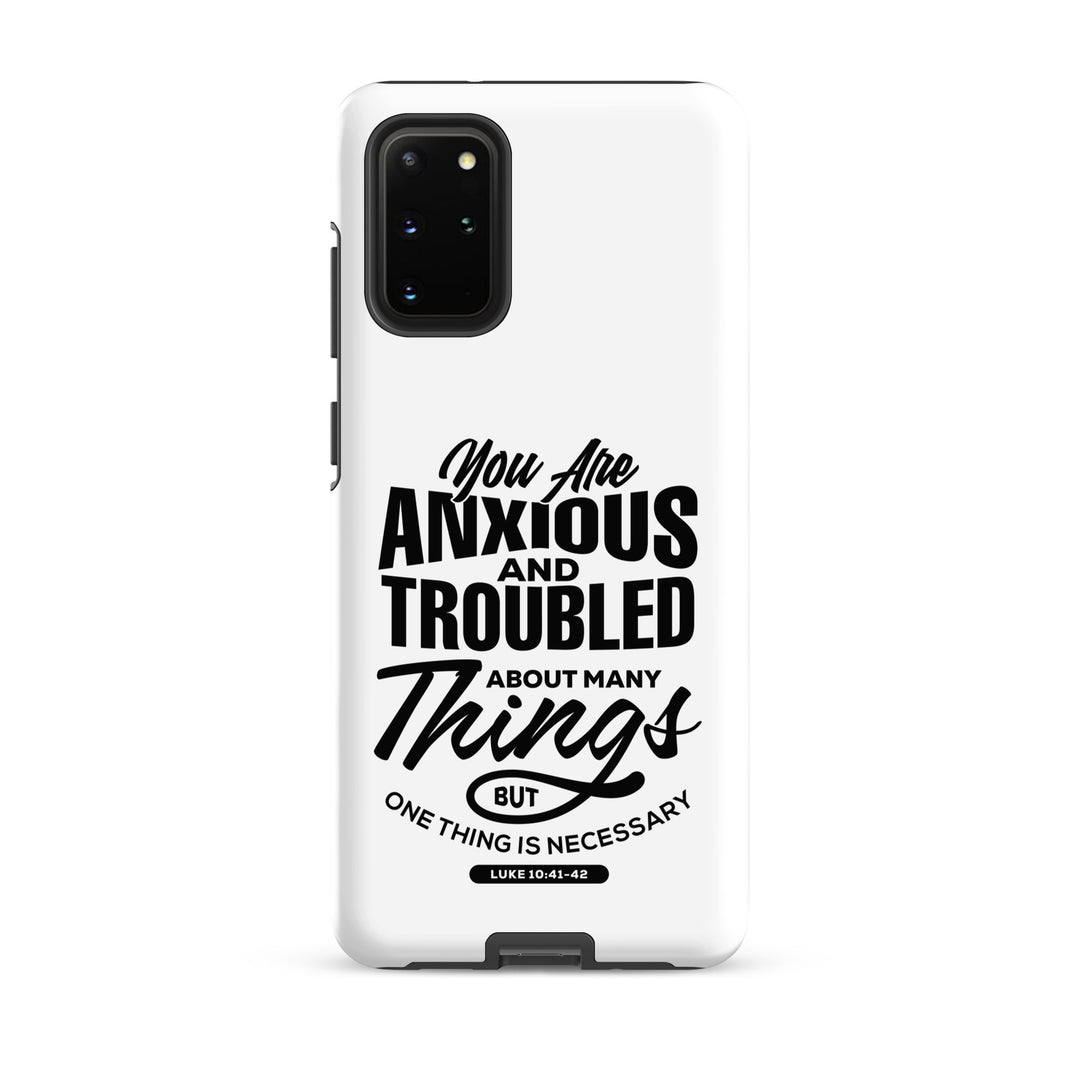 Christian Phone Case Anxious And Troubled White for Samsung® Samsung® Phone Cases Matte Samsung Galaxy S20 Plus 