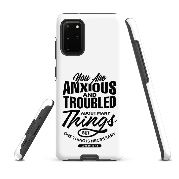 Christian Phone Case Anxious And Troubled White for Samsung® Samsung® Phone Cases   