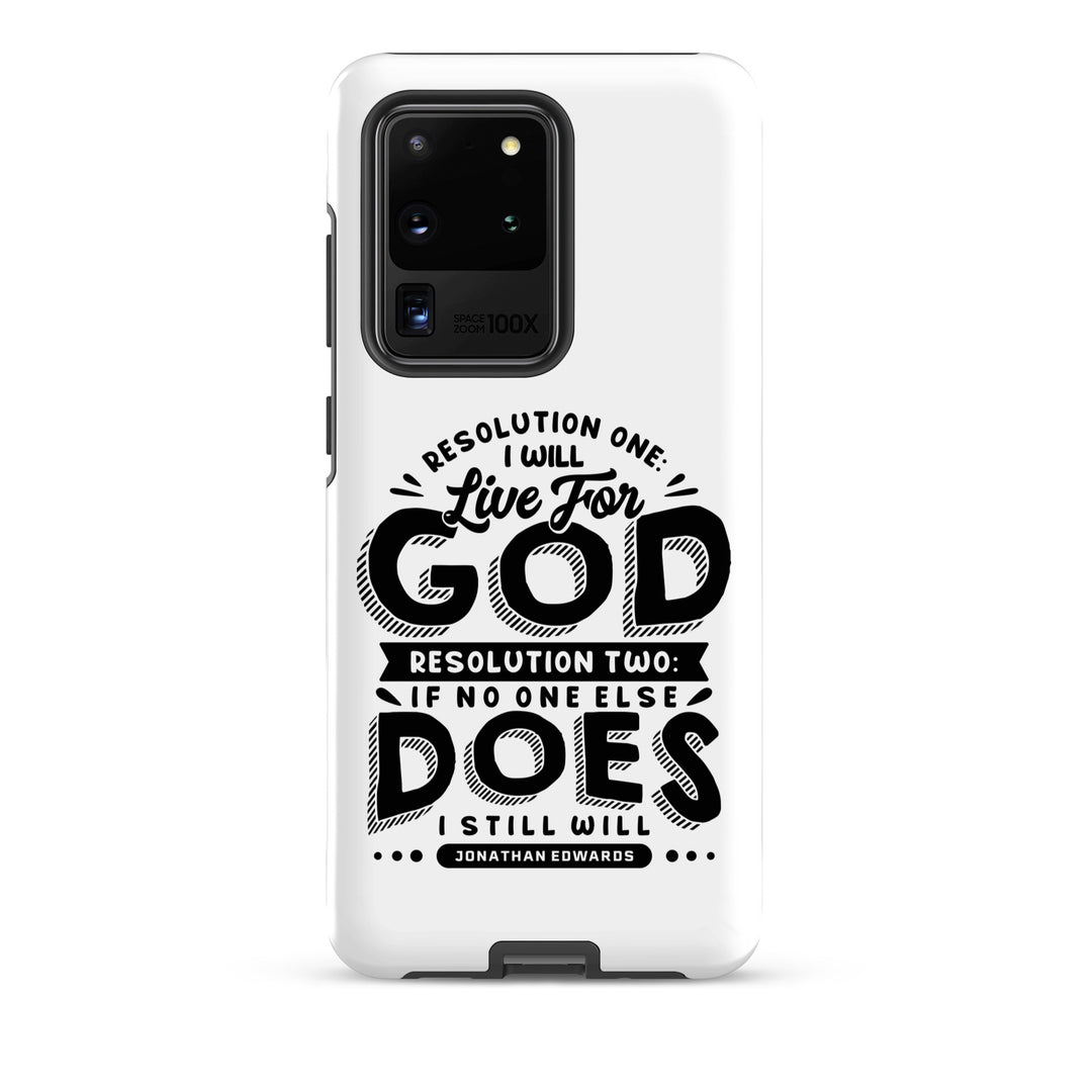 Christian Phone Case Jonathan Edwards Live For God White for Samsung® Samsung® Phone Cases Matte Samsung Galaxy S20 Ultra