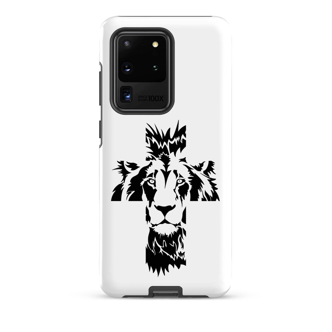 Christian Phone Case Aslan Cross White for Samsung® Samsung® Phone Cases Matte Samsung Galaxy S20 Ultra 