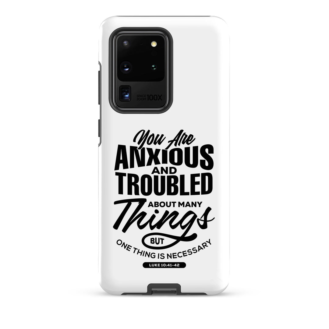 Christian Phone Case Anxious And Troubled White for Samsung® Samsung® Phone Cases Matte Samsung Galaxy S20 Ultra 