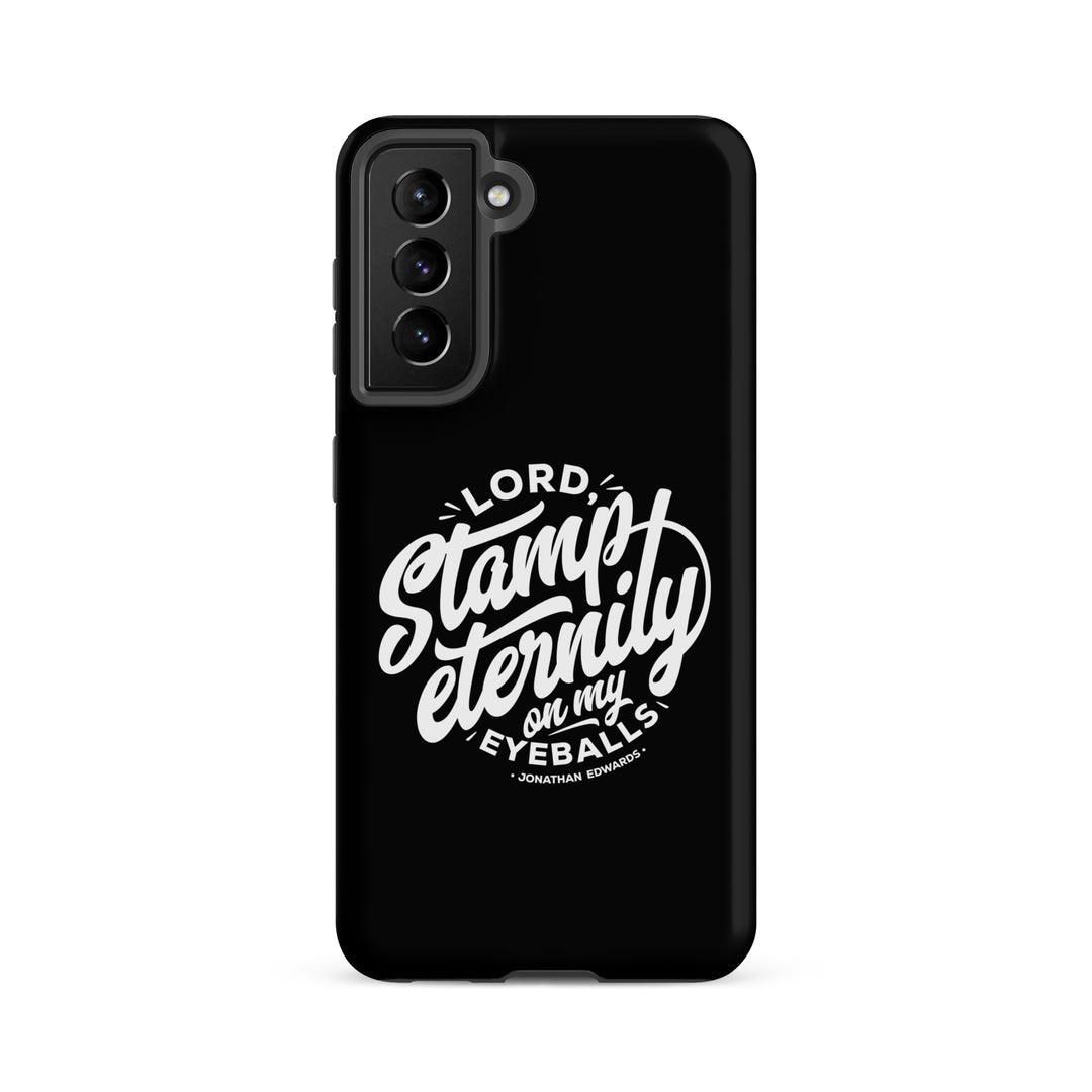 Christian Phone Case Jonathan Edwards Stamp Eternity Black for Samsung® Samsung® Phone Cases Matte Samsung Galaxy S21 FE