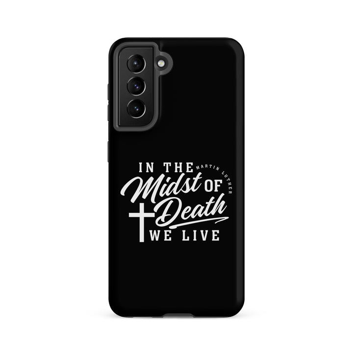Christian Phone Case Martin Luther's Midst of Death Black for Samsung® Samsung® Phone Cases Matte Samsung Galaxy S21 FE