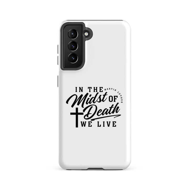 Christian Phone Case Martin Luther's Midst of Death White for Samsung® Samsung® Phone Cases Matte Samsung Galaxy S21 FE