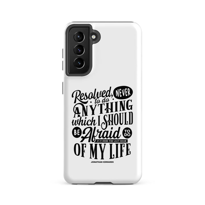 Christian Phone Case Jonathan Edwards Last Hour White for Samsung® Samsung® Phone Cases Matte Samsung Galaxy S21 FE