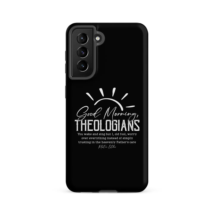 Christian Phone Case Martin Luther's Theologians Black for Samsung® Samsung® Phone Cases Matte Samsung Galaxy S21 FE
