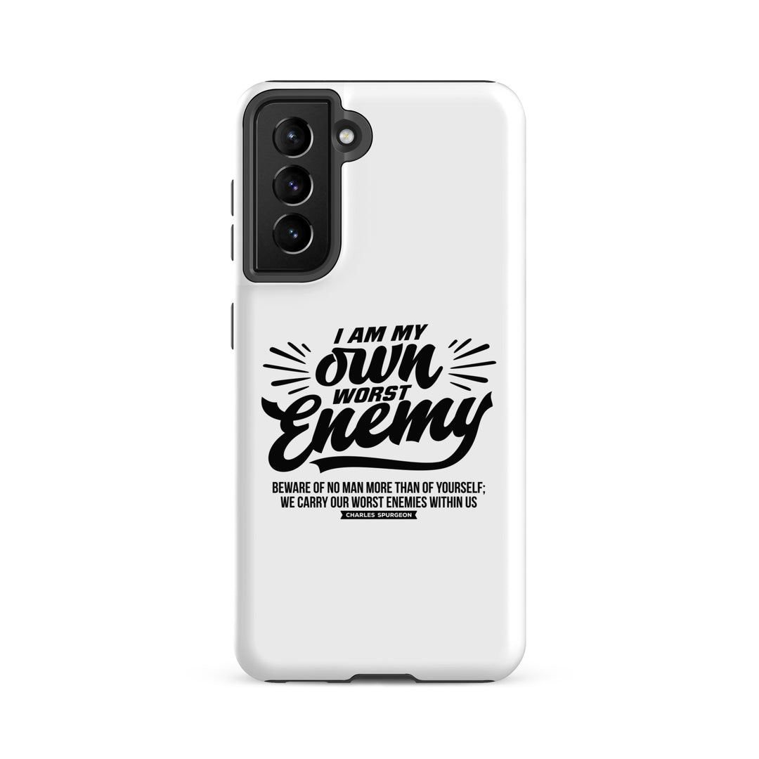Christian Phone Case Charles Spurgeon's Worst Enemy White for Samsung® Samsung® Phone Cases Matte Samsung Galaxy S21 FE