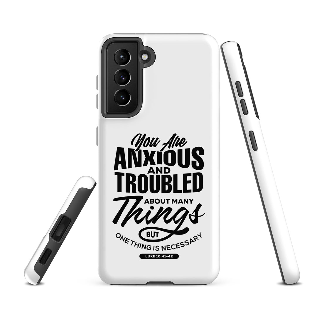 Christian Phone Case Anxious And Troubled White for Samsung® Samsung® Phone Cases   