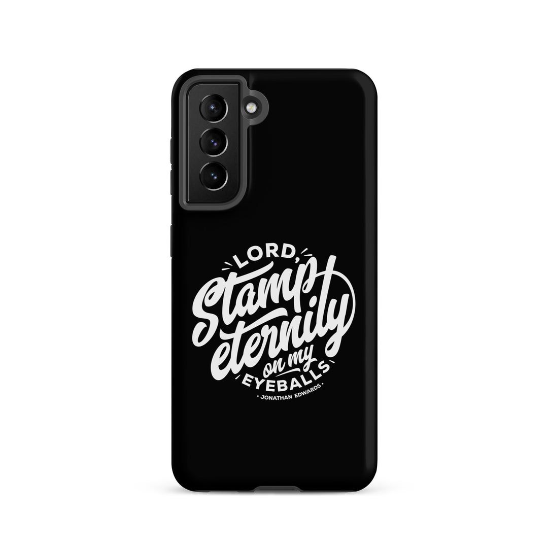 Christian Phone Case Jonathan Edwards Stamp Eternity Black for Samsung® Samsung® Phone Cases Matte Samsung Galaxy S21
