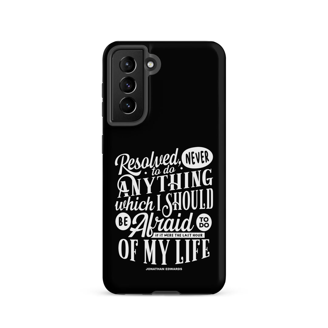 Christian Phone Case Jonathan Edwards Last Hour Black for Samsung® Samsung® Phone Cases Matte Samsung Galaxy S21