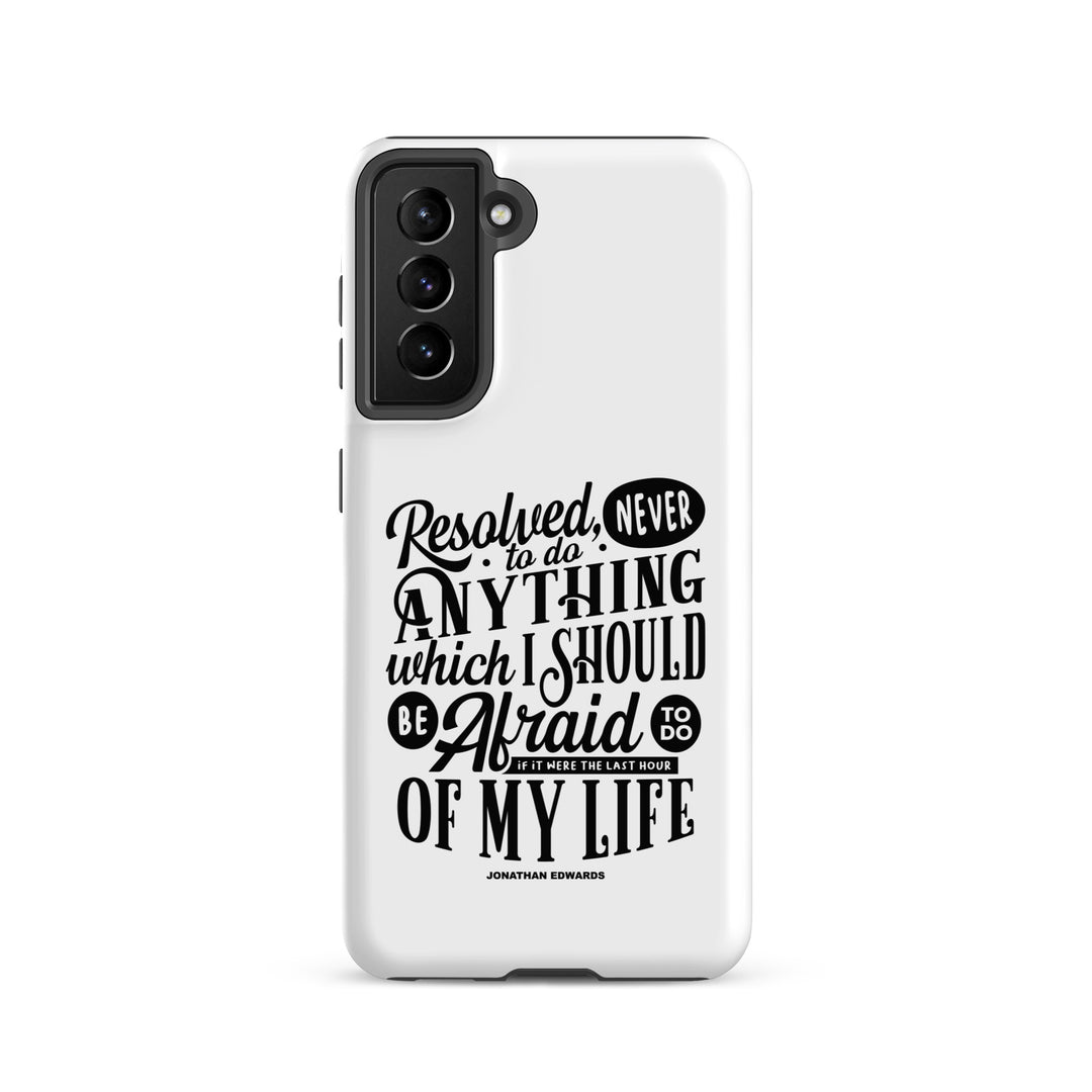 Christian Phone Case Jonathan Edwards Last Hour White for Samsung® Samsung® Phone Cases Matte Samsung Galaxy S21