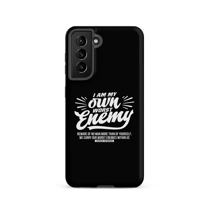 Christian Phone Case Charles Spurgeon's Worst Enemy Black for Samsung® Samsung® Phone Cases Matte Samsung Galaxy S21