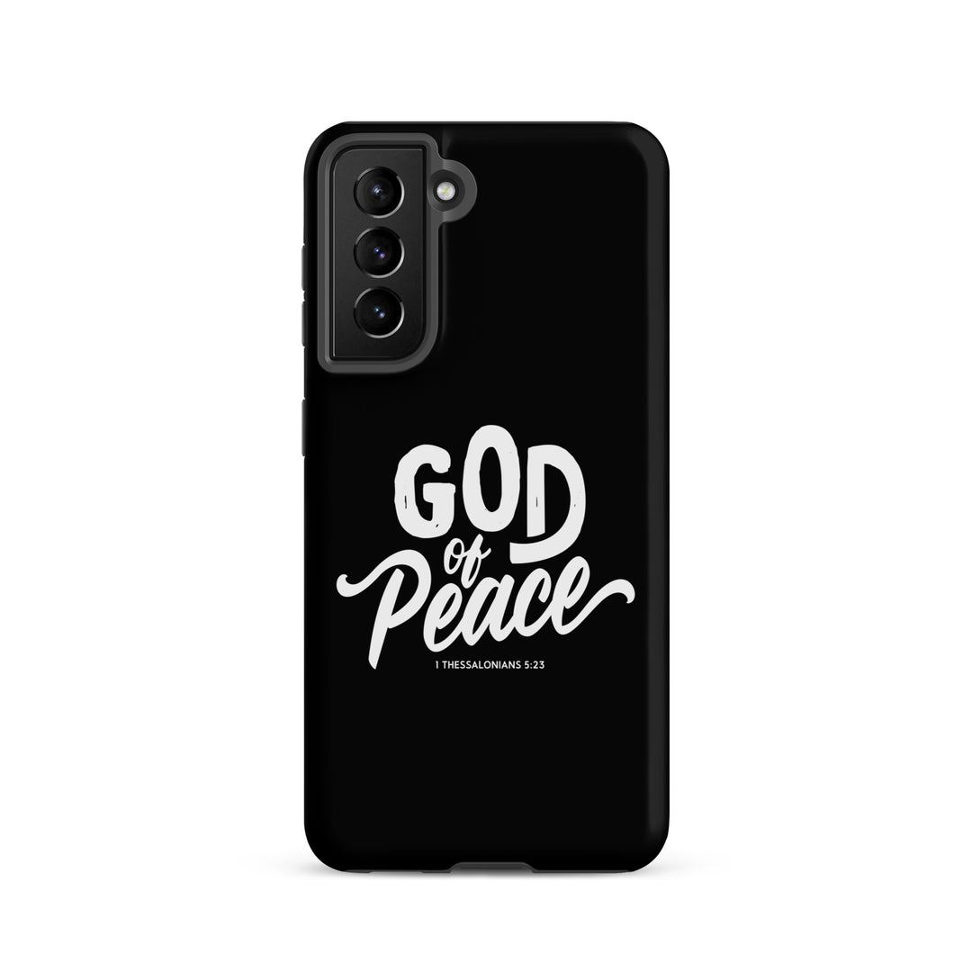 Christian Phone Case God of Peace Black for Samsung® Samsung® Phone Cases Matte Samsung Galaxy S21 