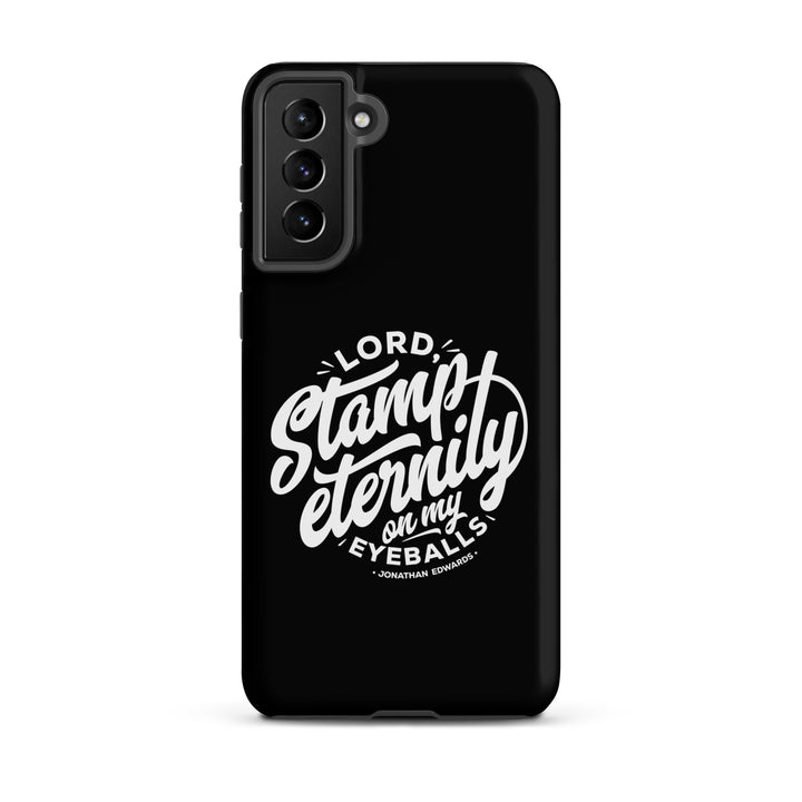 Christian Phone Case Jonathan Edwards Stamp Eternity Black for Samsung® Samsung® Phone Cases Matte Samsung Galaxy S21 Plus