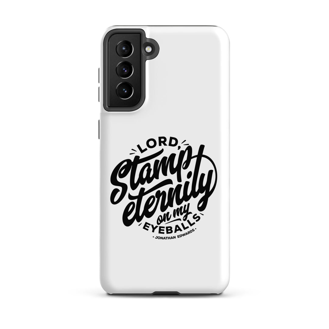 Christian Phone Case Jonathan Edwards Stamp Eternity White for Samsung® Samsung® Phone Cases Matte Samsung Galaxy S21 Plus