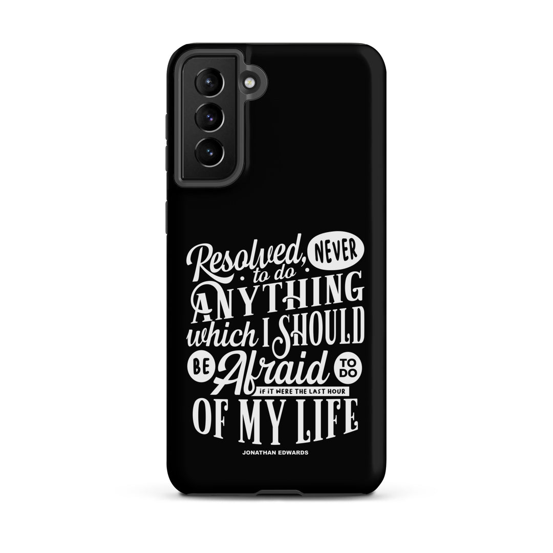 Christian Phone Case Jonathan Edwards Last Hour Black for Samsung® Samsung® Phone Cases Matte Samsung Galaxy S21 Plus