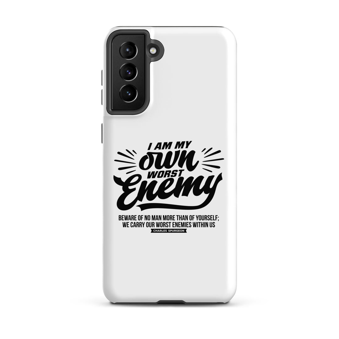 Christian Phone Case Charles Spurgeon's Worst Enemy White for Samsung® Samsung® Phone Cases Matte Samsung Galaxy S21 Plus
