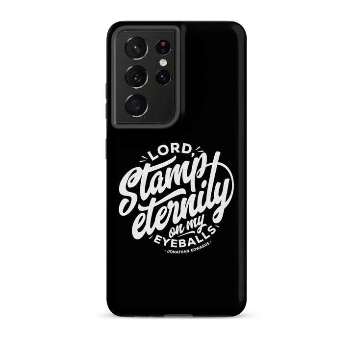 Christian Phone Case Jonathan Edwards Stamp Eternity Black for Samsung® Samsung® Phone Cases Matte Samsung Galaxy S21 Ultra