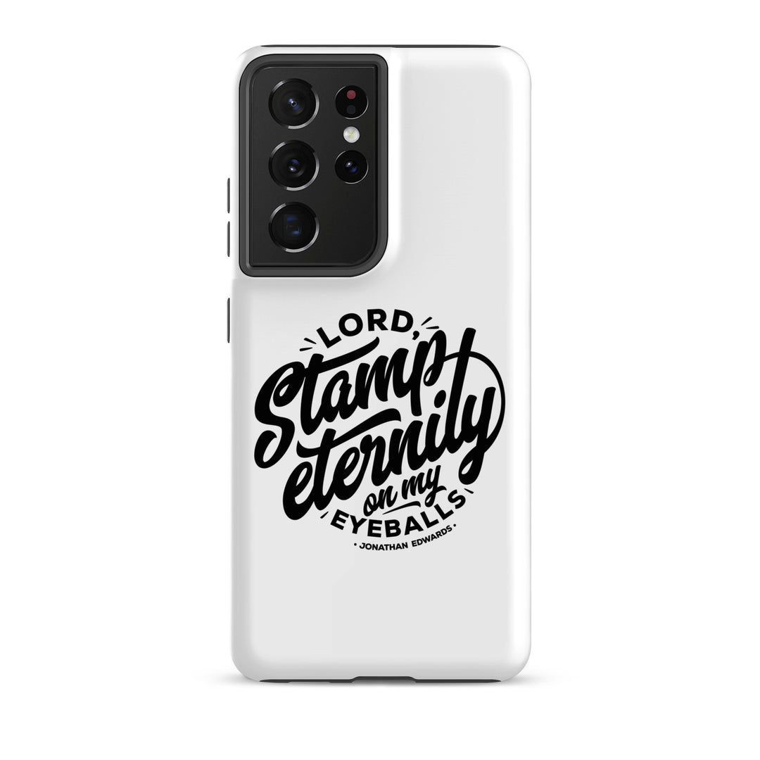 Christian Phone Case Jonathan Edwards Stamp Eternity White for Samsung® Samsung® Phone Cases Matte Samsung Galaxy S21 Ultra