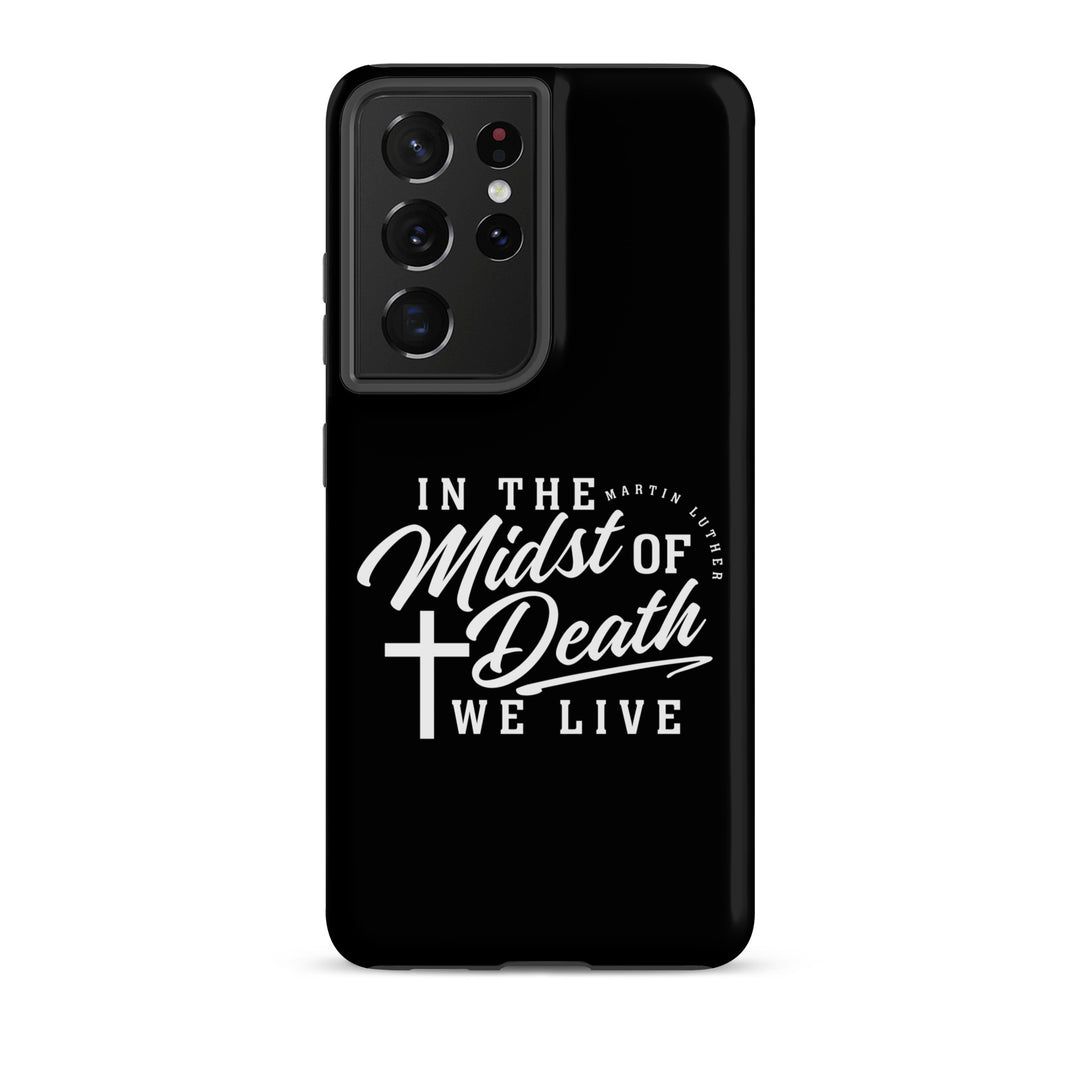 Christian Phone Case Martin Luther's Midst of Death Black for Samsung® Samsung® Phone Cases Matte Samsung Galaxy S21 Ultra