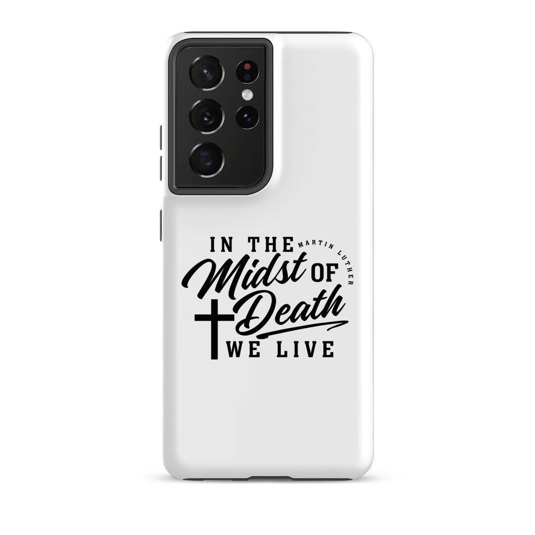 Christian Phone Case Martin Luther's Midst of Death White for Samsung® Samsung® Phone Cases Matte Samsung Galaxy S21 Ultra