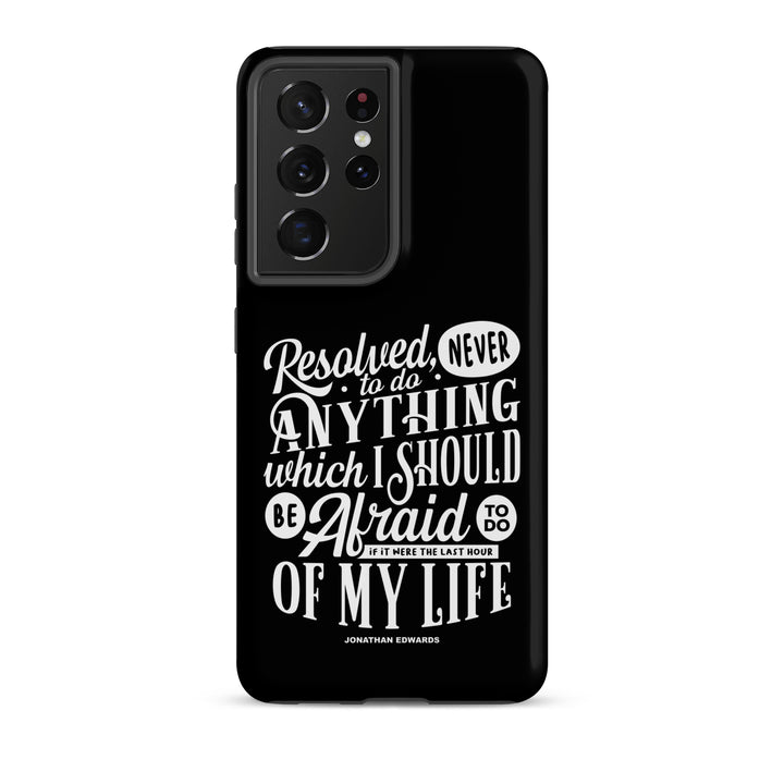 Christian Phone Case Jonathan Edwards Last Hour Black for Samsung® Samsung® Phone Cases Matte Samsung Galaxy S21 Ultra