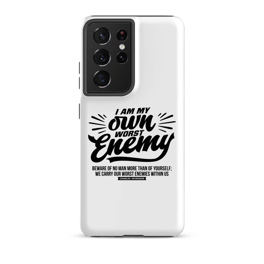 Christian Phone Case Charles Spurgeon's Worst Enemy White for Samsung® Samsung® Phone Cases Matte Samsung Galaxy S21 Ultra