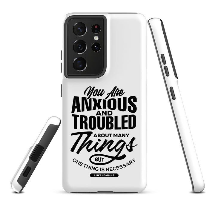 Christian Phone Case Anxious And Troubled White for Samsung® Samsung® Phone Cases   