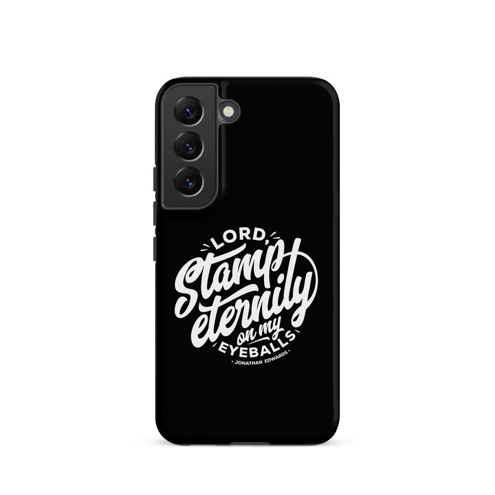 Christian Phone Case Jonathan Edwards Stamp Eternity Black for Samsung® Samsung® Phone Cases Matte Samsung Galaxy S22