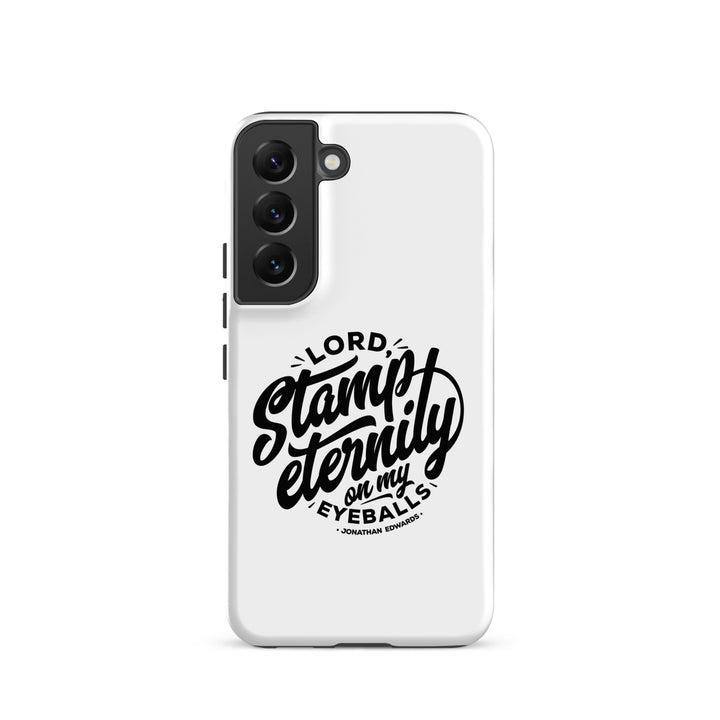 Christian Phone Case Jonathan Edwards Stamp Eternity White for Samsung® Samsung® Phone Cases Matte Samsung Galaxy S22