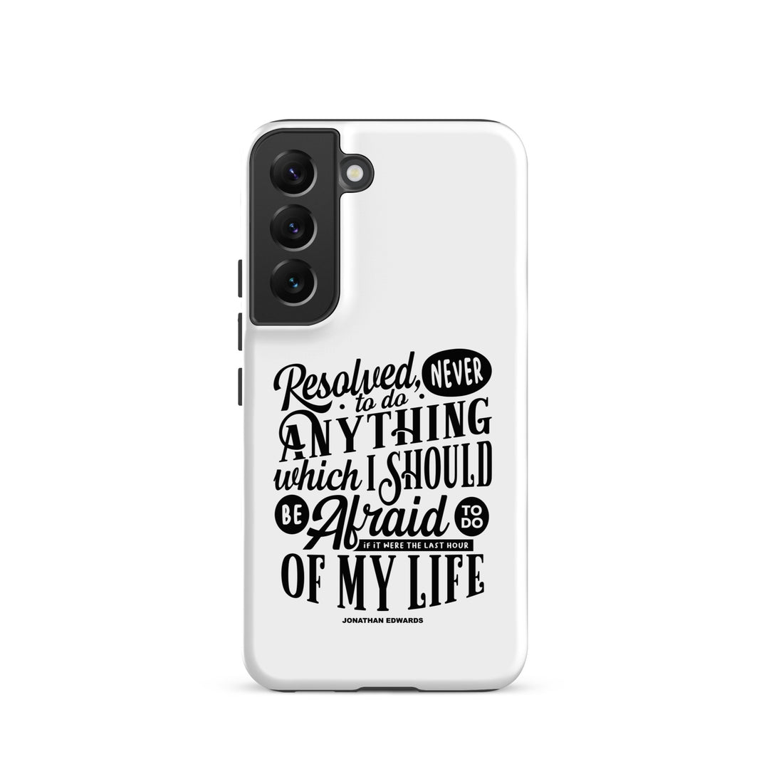 Christian Phone Case Jonathan Edwards Last Hour White for Samsung® Samsung® Phone Cases Matte Samsung Galaxy S22