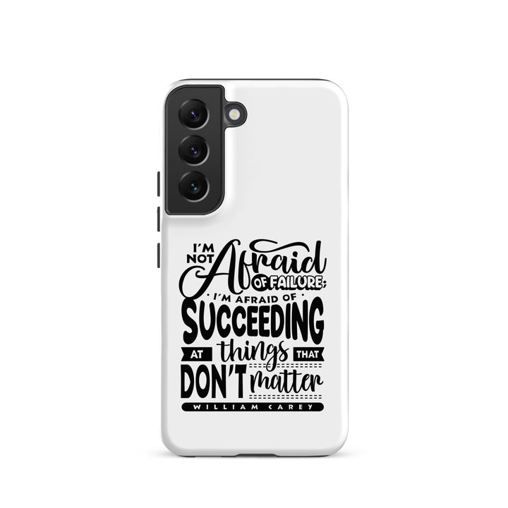 Christian Phone Case William Carey's Things That Matter White for Samsung® Samsung® Phone Cases Matte Samsung Galaxy S22