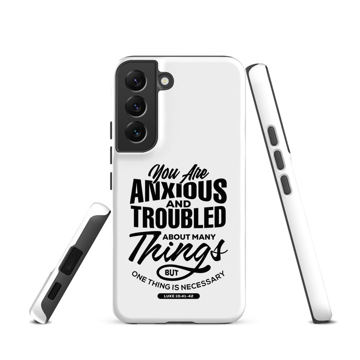 Christian Phone Case Anxious And Troubled White for Samsung® Samsung® Phone Cases   