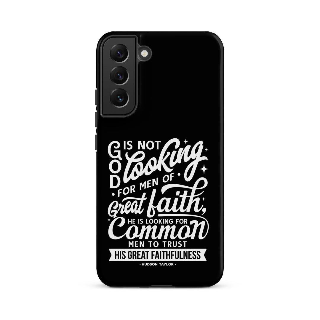 Christian Phone Case Common Men Black for Samsung® Samsung® Phone Cases Matte Samsung Galaxy S22 Plus 