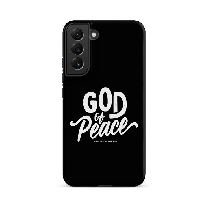 Christian Phone Case God of Peace Black for Samsung® Samsung® Phone Cases Matte Samsung Galaxy S22 Plus 