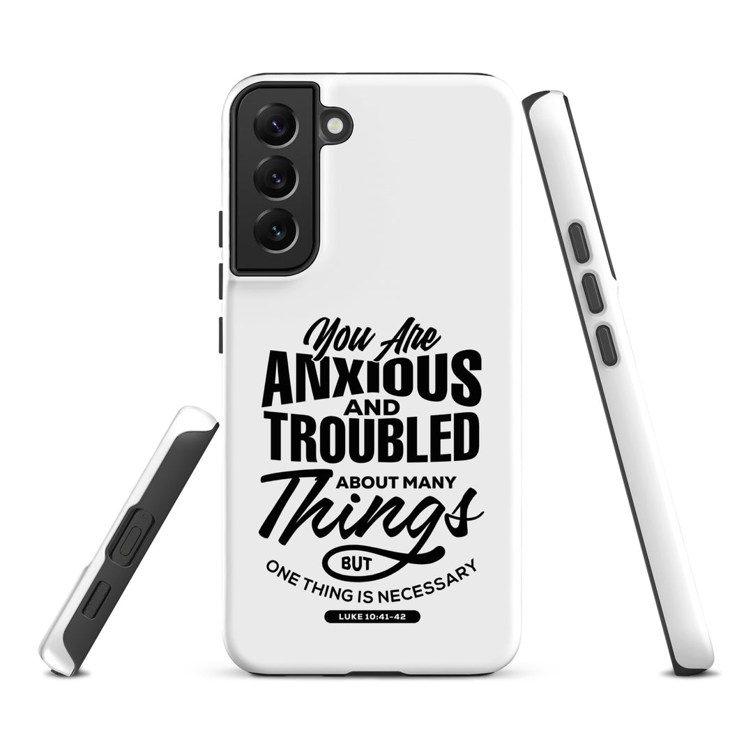 Christian Phone Case Anxious And Troubled White for Samsung® Samsung® Phone Cases   