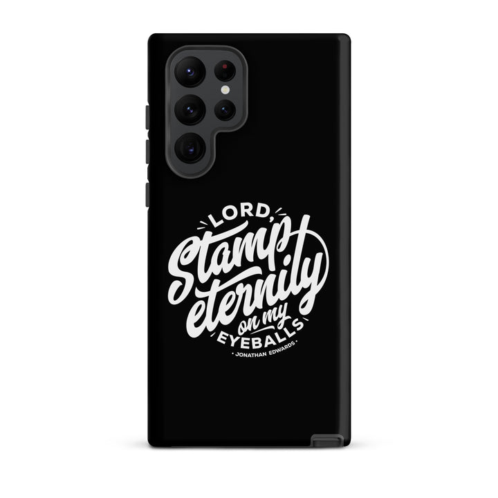 Christian Phone Case Stamp Eternity Black for Samsung® Samsung® Phone Cases Matte Samsung Galaxy S22 Ultra 