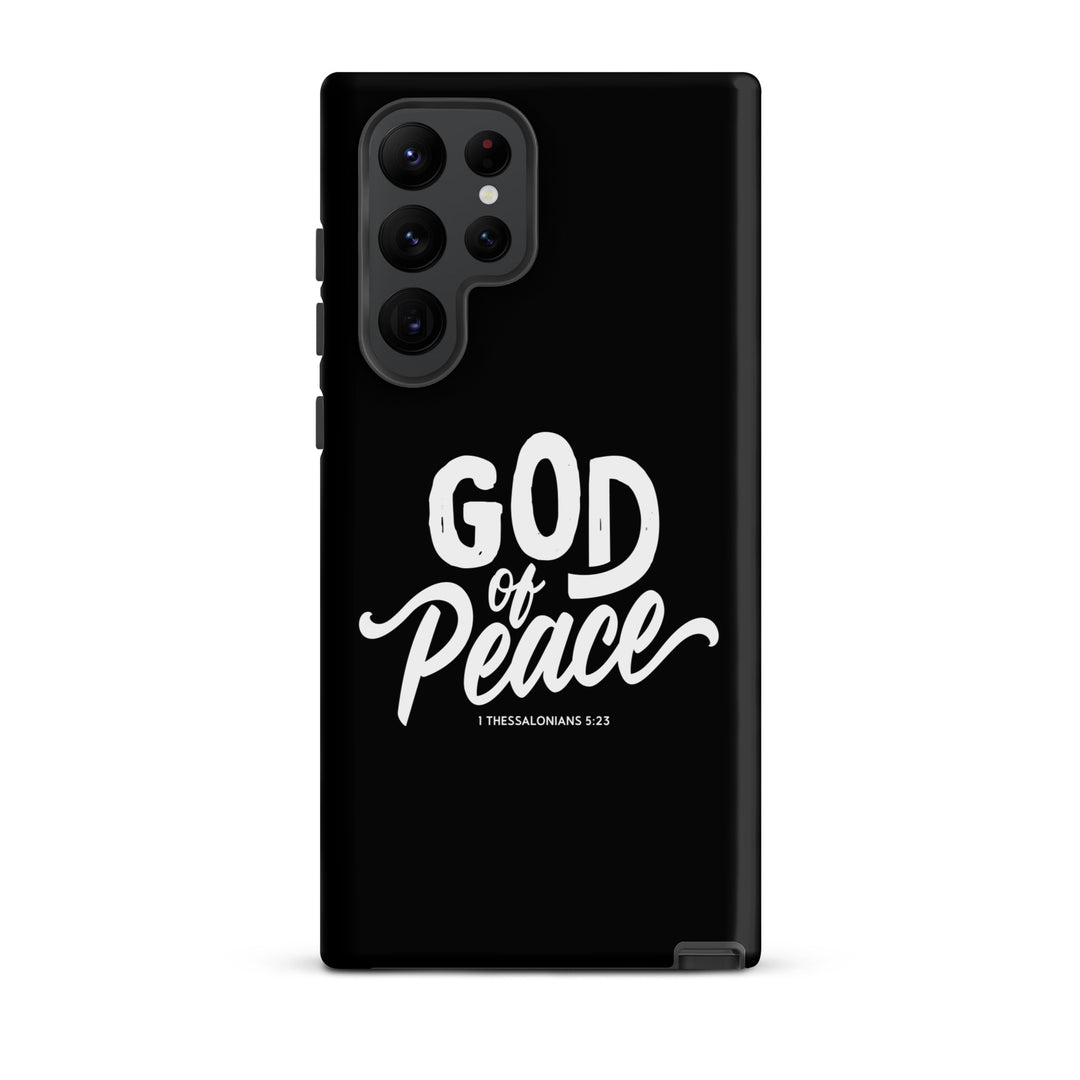 Christian Phone Case God of Peace Black for Samsung® Samsung® Phone Cases Matte Samsung Galaxy S22 Ultra 