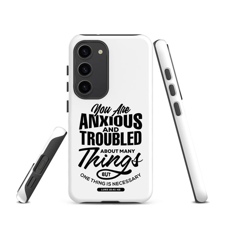 Christian Phone Case Anxious And Troubled White for Samsung® Samsung® Phone Cases   