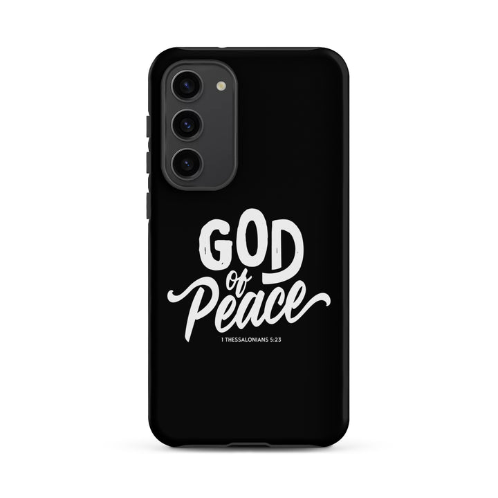 Christian Phone Case God of Peace Black for Samsung® Samsung® Phone Cases Matte Samsung Galaxy S23 Plus 