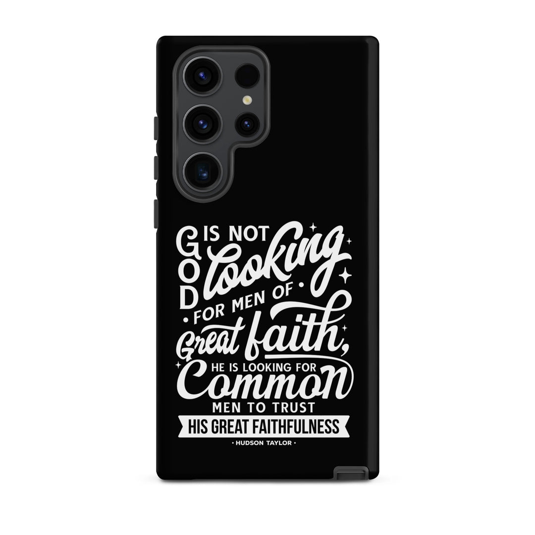 Christian Phone Case Common Men Black for Samsung® Samsung® Phone Cases Matte Samsung Galaxy S23 Ultra 
