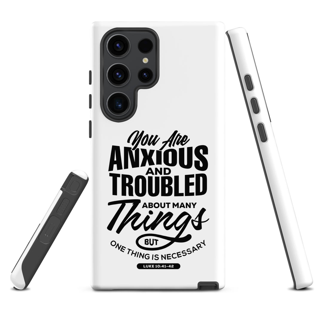 Christian Phone Case Anxious And Troubled White for Samsung® Samsung® Phone Cases   