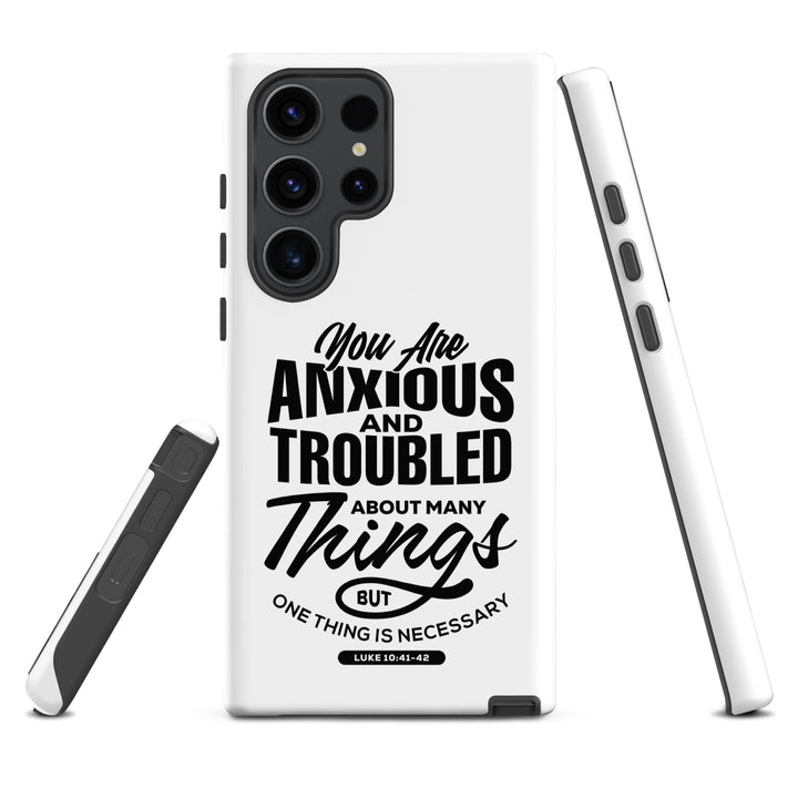 Christian Phone Case Anxious And Troubled White for Samsung® Samsung® Phone Cases   