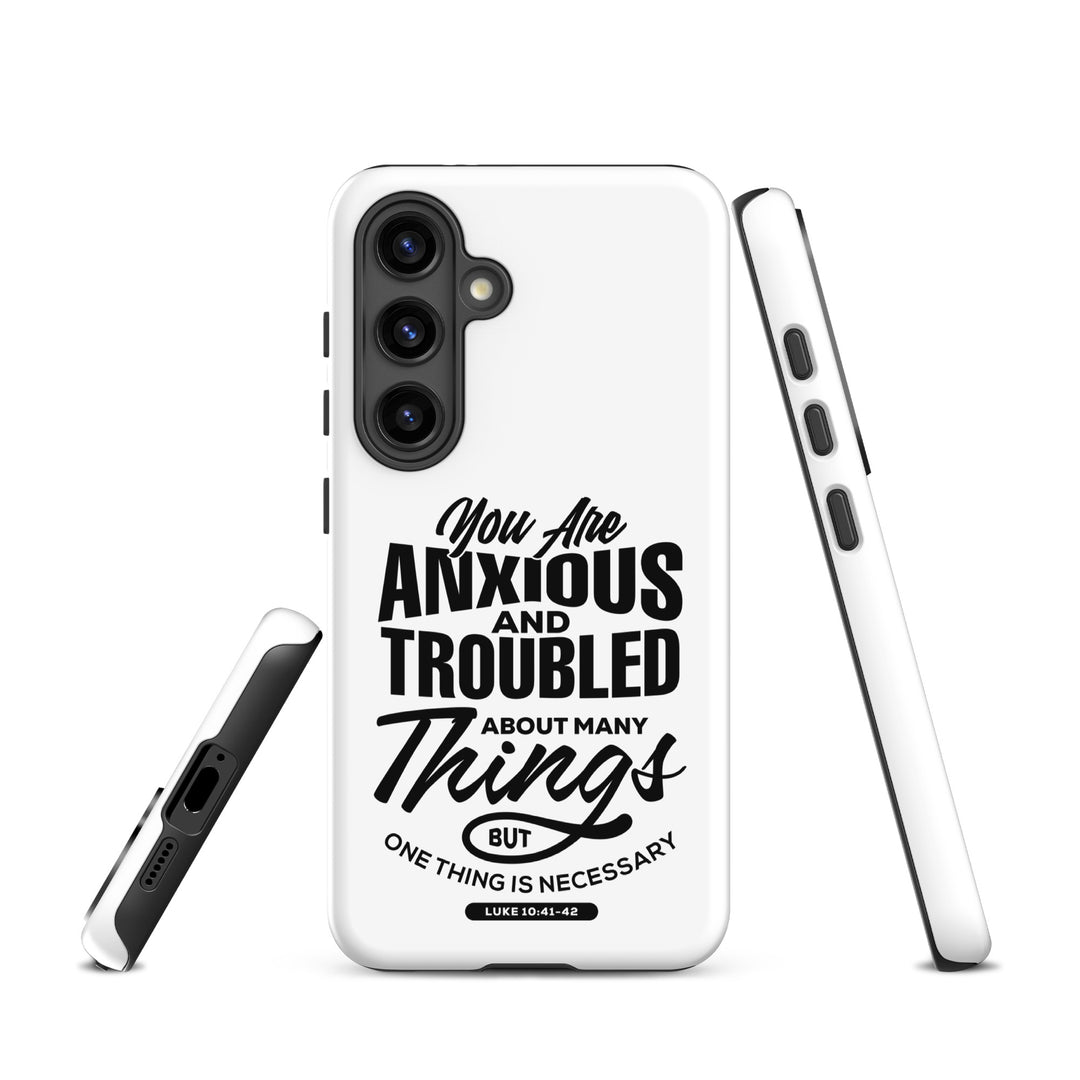 Christian Phone Case Anxious And Troubled White for Samsung® Samsung® Phone Cases   