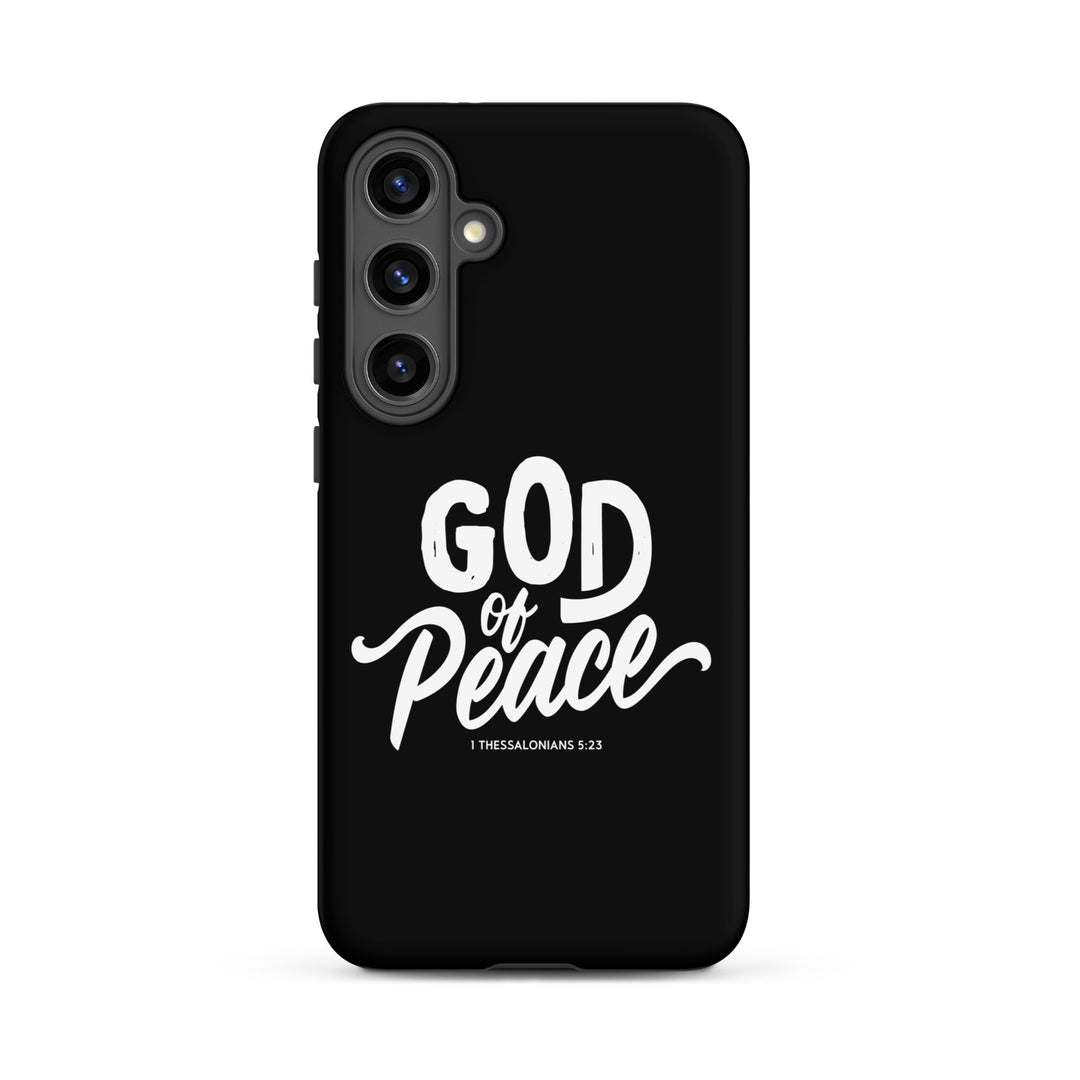 Christian Phone Case God of Peace Black for Samsung® Samsung® Phone Cases Matte Samsung Galaxy S24 Plus 