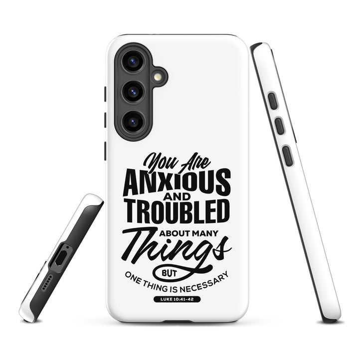 Christian Phone Case Anxious And Troubled White for Samsung® Samsung® Phone Cases   