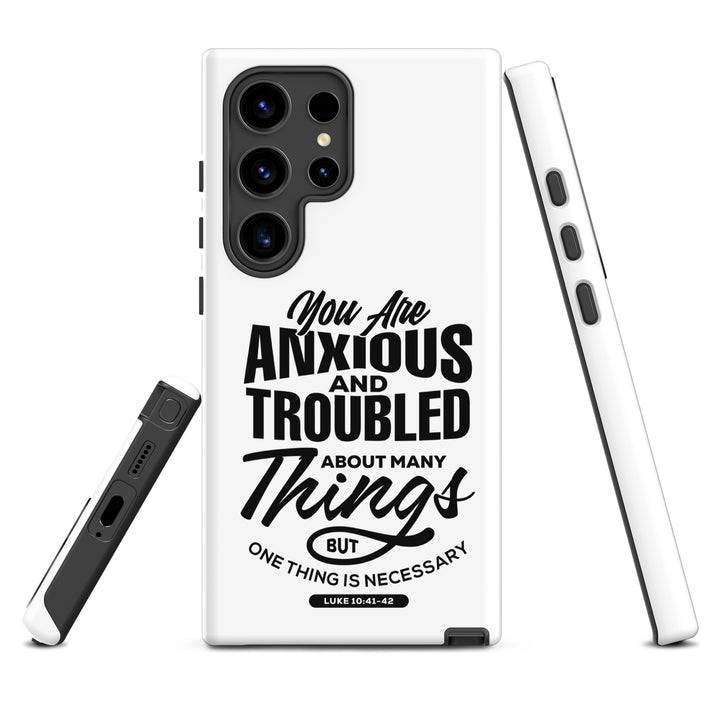 Christian Phone Case Anxious And Troubled White for Samsung® Samsung® Phone Cases   